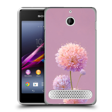 Пластиковый чехол на Sony Xperia E1 с принтом Цветы Пластиковый чехол на Sony Xperia E1 с принтом Цветы