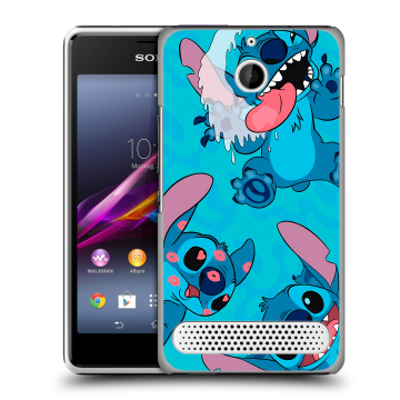 Пластиковый чехол на Sony Xperia E1 с принтом Лило и Стич