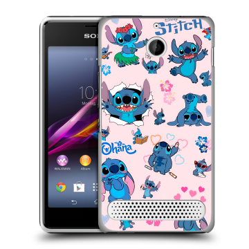 Пластиковый чехол на Sony Xperia E1 с принтом Лило и Стич