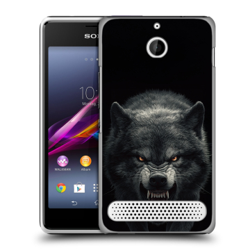 Пластиковый чехол на Sony Xperia E1 с принтом Волк