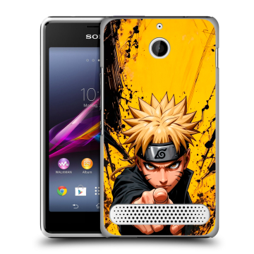 Пластиковый чехол на Sony Xperia E1 с принтом Naruto Наруто