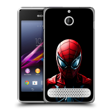 Пластиковый чехол на Sony Xperia E1 с принтом Spiderman Человек паук