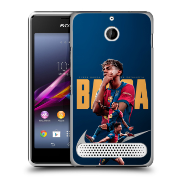 Пластиковый чехол на Sony Xperia E1 с принтом Барселона Barca Yamal 