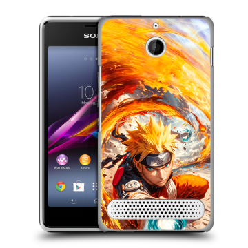 Пластиковый чехол на Sony Xperia E1 с принтом Аниме Наруто Naruto