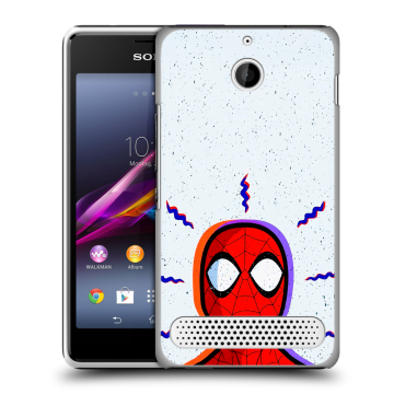 Пластиковый чехол на Sony Xperia E1 с принтом Spiderman Человек паук Пластиковый чехол на Sony Xperia E1 с принтом Spiderman Человек паук