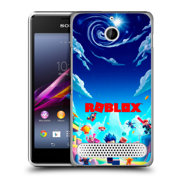 Пластиковый чехол на Sony Xperia E1 с принтом Roblox Роблокс