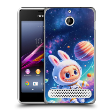 Пластиковый чехол на Sony Xperia E1 с принтом Labubu Лабубу Пластиковый чехол на Sony Xperia E1 с принтом Labubu Лабубу