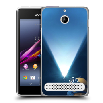Пластиковый чехол на Sony Xperia E1 с принтом Миньоны