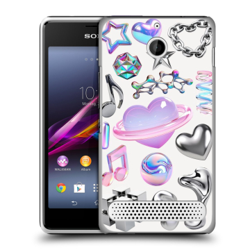 Пластиковый чехол на Sony Xperia E1 с принтом Y2K Пластиковый чехол на Sony Xperia E1 с принтом Y2K