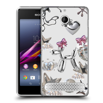 Пластиковый чехол на Sony Xperia E1 с принтом Y2K