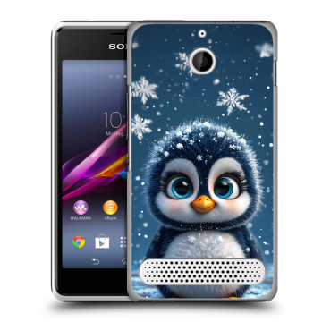 Пластиковый чехол на Sony Xperia E1 с принтом Новый год Пластиковый чехол на Sony Xperia E1 с принтом Новый год