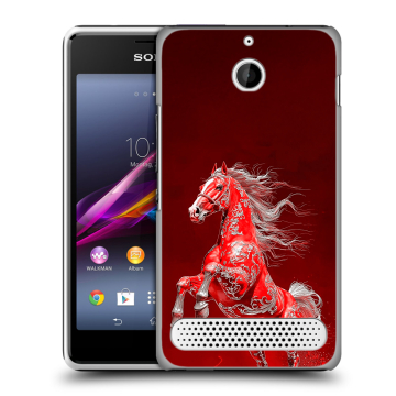 Пластиковый чехол на Sony Xperia E1 с принтом Новый год Пластиковый чехол на Sony Xperia E1 с принтом Новый год