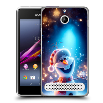 Пластиковый чехол на Sony Xperia E1 с принтом Новый год Пластиковый чехол на Sony Xperia E1 с принтом Новый год