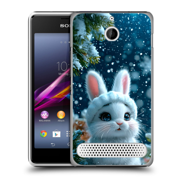 Пластиковый чехол на Sony Xperia E1 с принтом Новый год Пластиковый чехол на Sony Xperia E1 с принтом Новый год