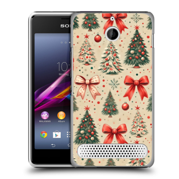 Пластиковый чехол на Sony Xperia E1 с принтом Новый год Пластиковый чехол на Sony Xperia E1 с принтом Новый год