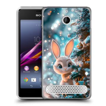 Пластиковый чехол на Sony Xperia E1 с принтом Новый год Пластиковый чехол на Sony Xperia E1 с принтом Новый год
