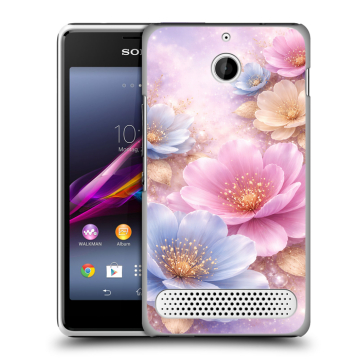 Пластиковый чехол на Sony Xperia E1 с принтом женский Пластиковый чехол на Sony Xperia E1 с принтом женский
