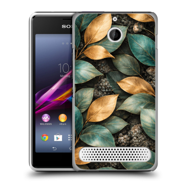 Пластиковый чехол на Sony Xperia E1 с принтом женский