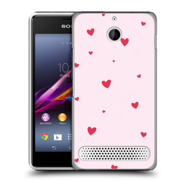 Пластиковый чехол на Sony Xperia E1 с принтом для девочек Пластиковый чехол на Sony Xperia E1 с принтом для девочек