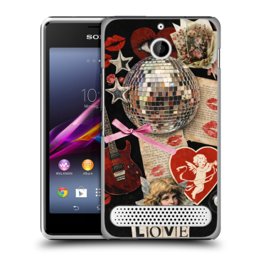 Пластиковый чехол на Sony Xperia E1 с принтом для девочек Пластиковый чехол на Sony Xperia E1 с принтом для девочек