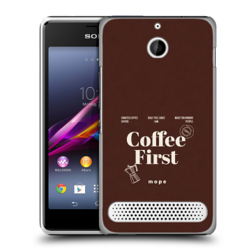 Пластиковый чехол на Sony Xperia E1 с принтом женский Пластиковый чехол на Sony Xperia E1 с принтом женский