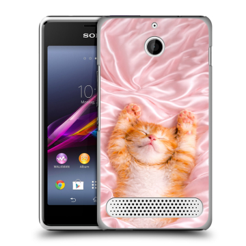 Пластиковый чехол на Sony Xperia E1 с принтом женский Пластиковый чехол на Sony Xperia E1 с принтом женский
