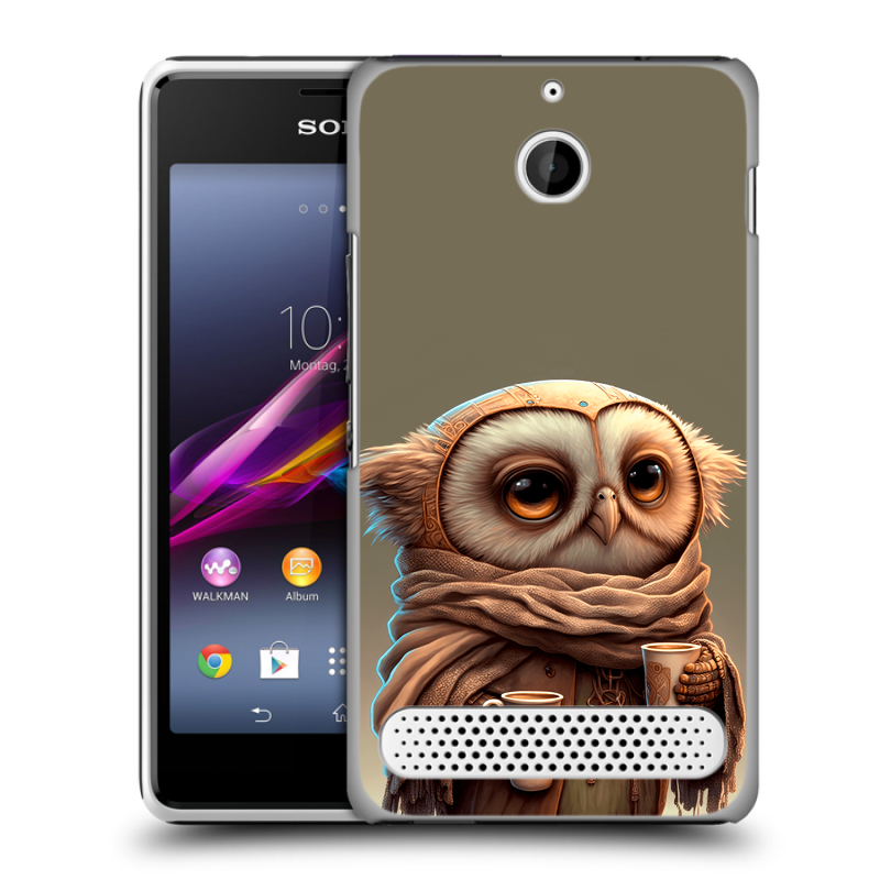 Пластиковый чехол на Sony Xperia E1 с принтом Сова Пластиковый чехол на Sony Xperia E1 с принтом Сова