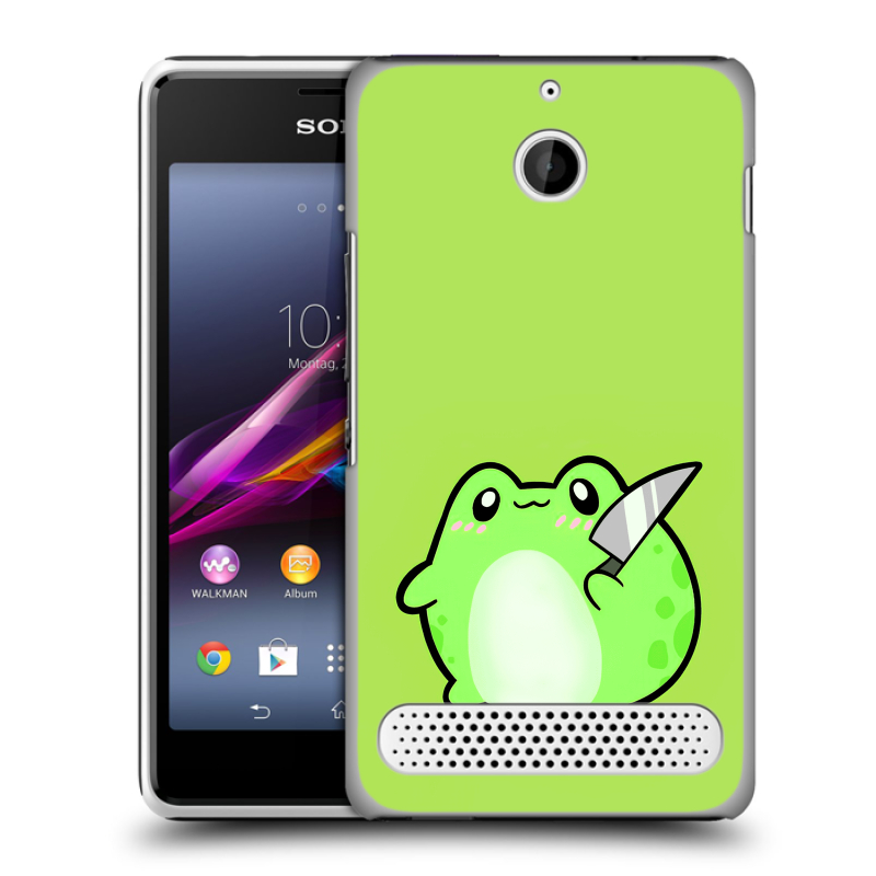 Пластиковый чехол на Sony Xperia E1 с принтом Лягушенок Пластиковый чехол на Sony Xperia E1 с принтом Лягушенок