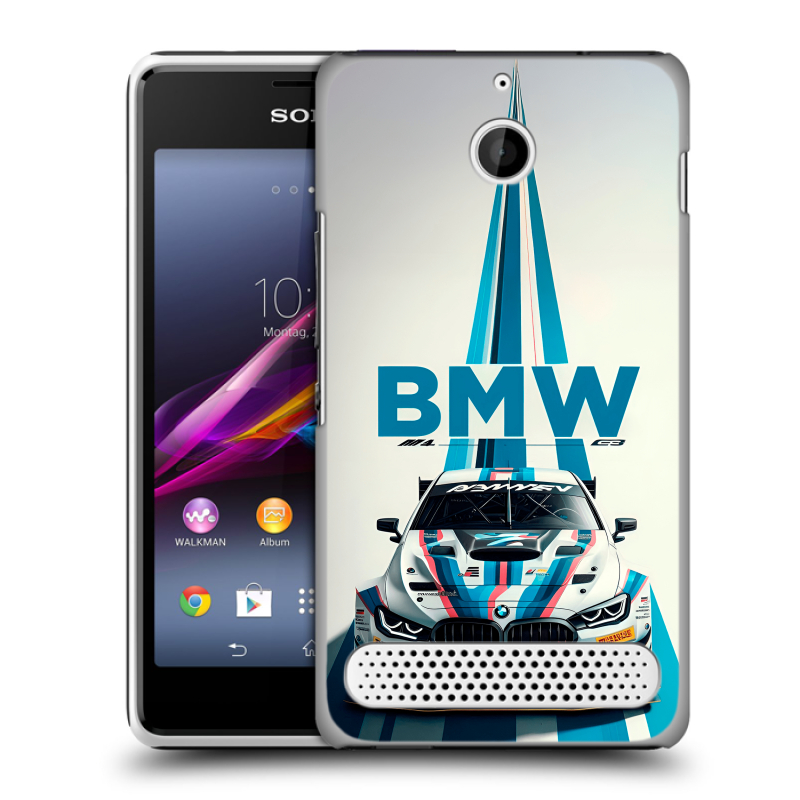 Пластиковый чехол на Sony Xperia E1 с принтом БМВ BMW Пластиковый чехол на Sony Xperia E1 с принтом БМВ BMW