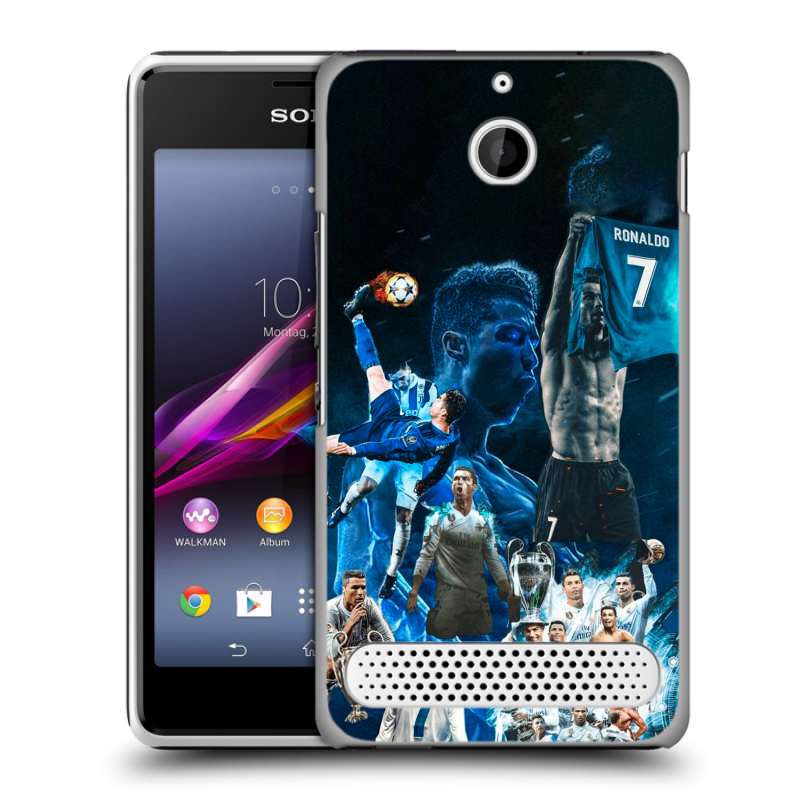 Пластиковый чехол на Sony Xperia E1 с принтом Реал Роналдо Пластиковый чехол на Sony Xperia E1 с принтом Реал Роналдо