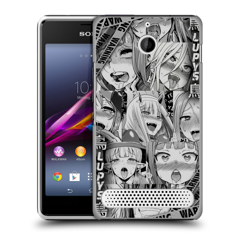 Пластиковый чехол на Sony Xperia E1 с принтом Ahegao Ахегао Аниме Пластиковый чехол на Sony Xperia E1 с принтом Ahegao Ахегао Аниме