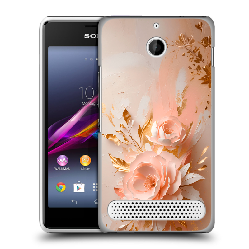 Пластиковый чехол на Sony Xperia E1 с принтом женский Пластиковый чехол на Sony Xperia E1 с принтом женский