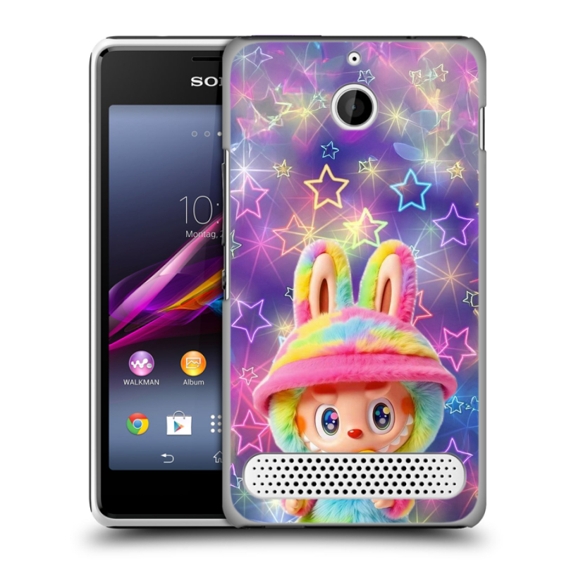 Пластиковый чехол на Sony Xperia E1 с принтом Labubu Лабубу Пластиковый чехол на Sony Xperia E1 с принтом Labubu Лабубу