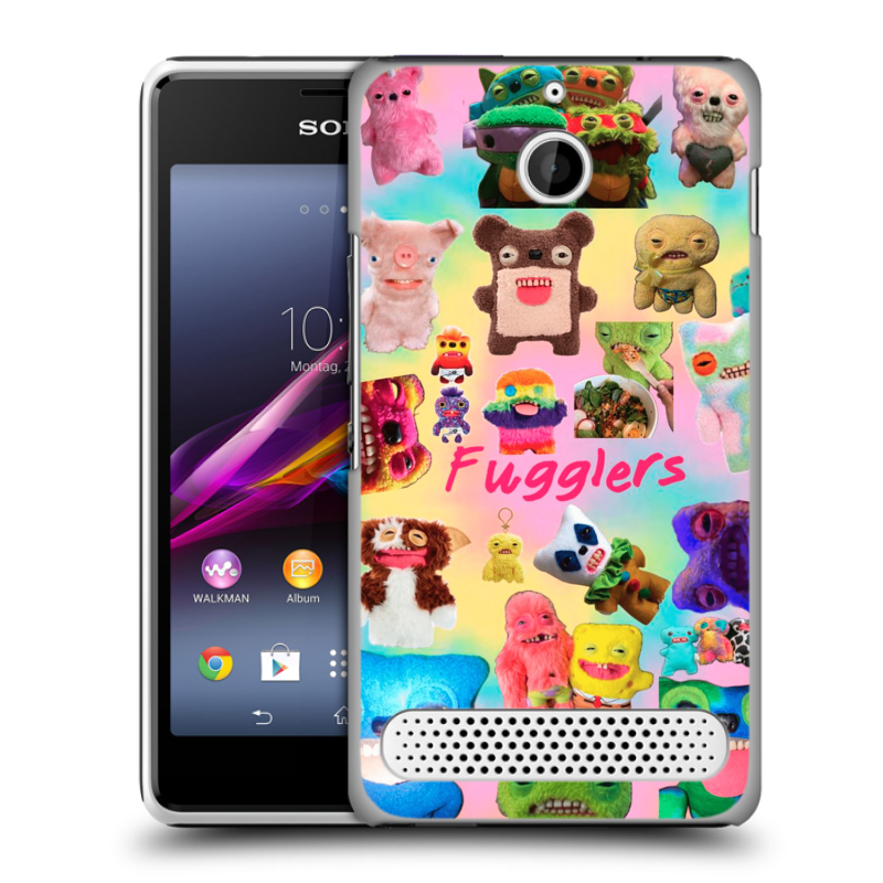 Пластиковый чехол на Sony Xperia E1 с принтом Флагер Fuggler Пластиковый чехол на Sony Xperia E1 с принтом Флагер Fuggler