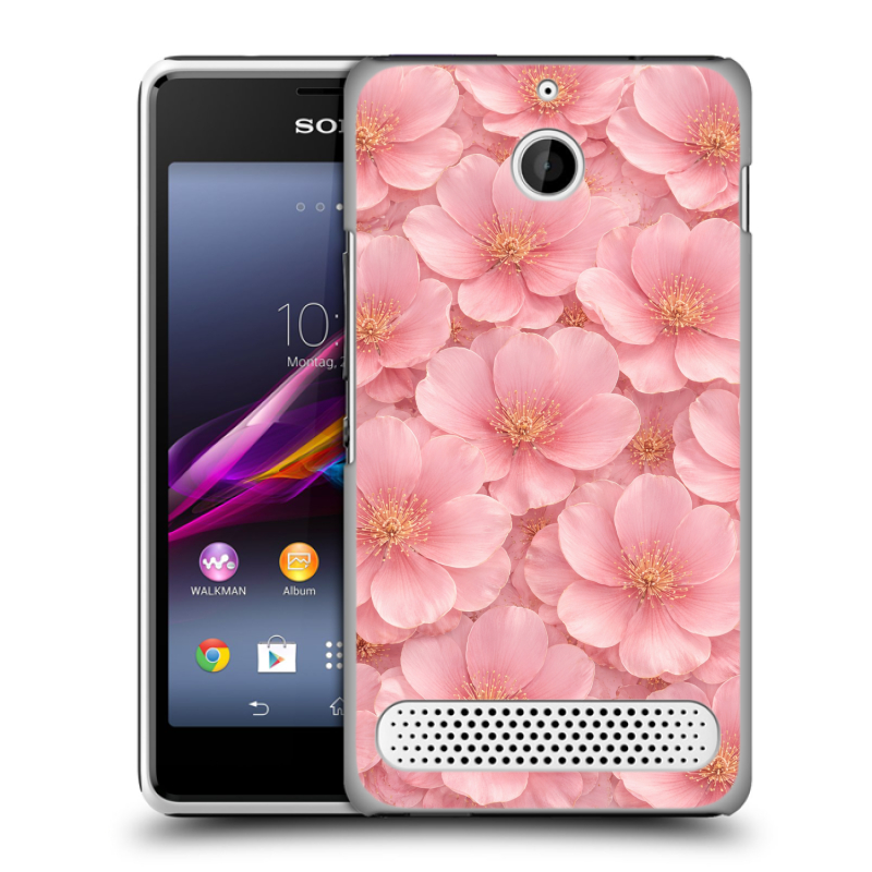 Пластиковый чехол на Sony Xperia E1 с принтом женский Пластиковый чехол на Sony Xperia E1 с принтом женский