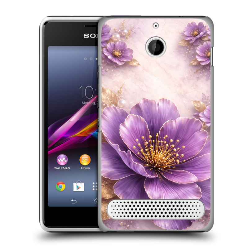 Пластиковый чехол на Sony Xperia E1 с принтом женский Пластиковый чехол на Sony Xperia E1 с принтом женский