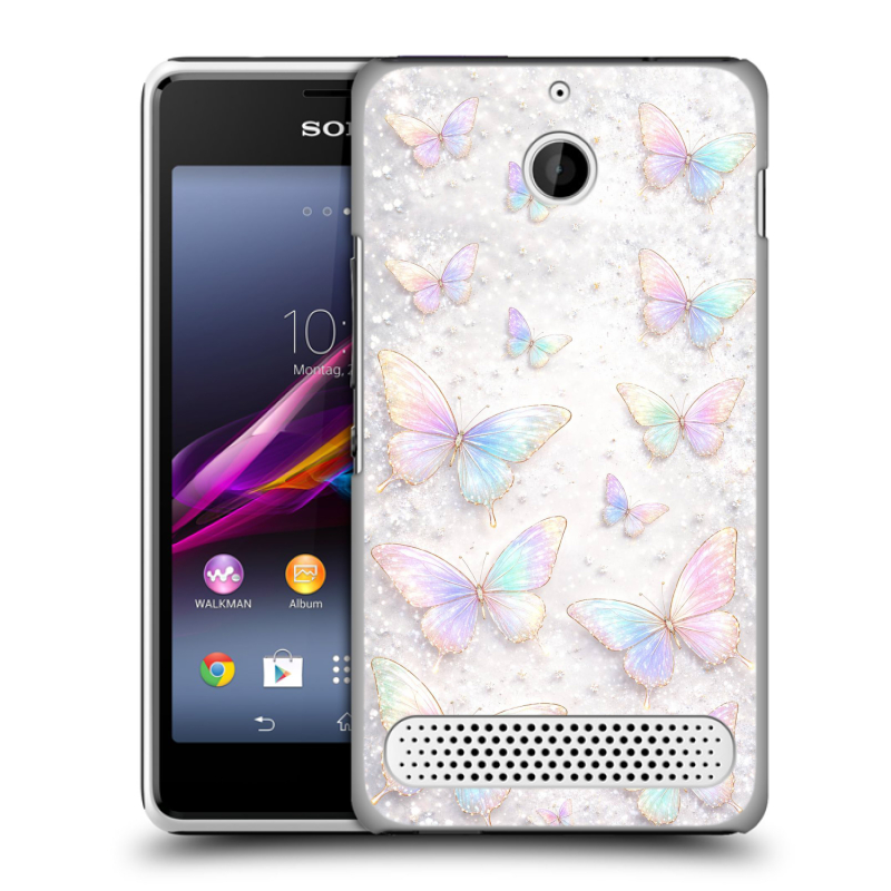 Пластиковый чехол на Sony Xperia E1 с принтом женский Пластиковый чехол на Sony Xperia E1 с принтом женский