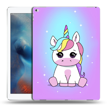 Силиконовый чехол на планшета Ipad Pro с принтом Единорог