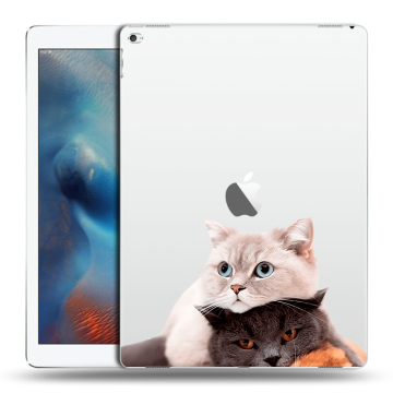 Силиконовый чехол на планшета Ipad Pro с принтом Кошки