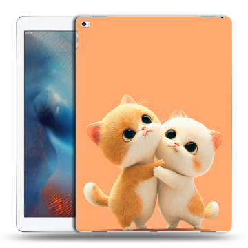 Силиконовый чехол на планшета Ipad Pro с принтом Милые котики