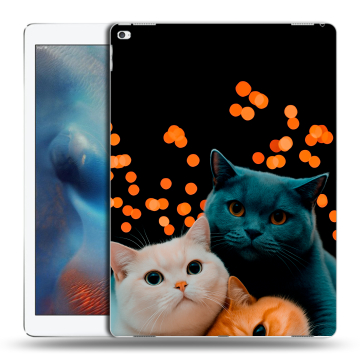 Силиконовый чехол на планшета Ipad Pro с принтом Кошки