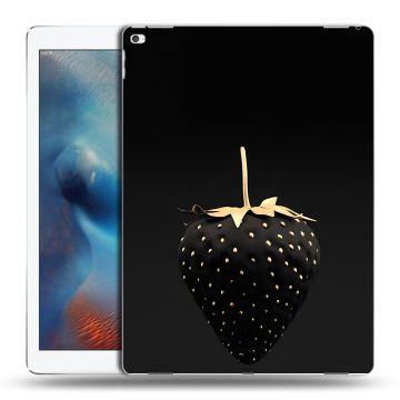 Силиконовый чехол на планшета Ipad Pro с принтом Черная клубника