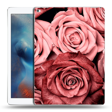 Силиконовый чехол на планшета Ipad Pro с принтом Цветы розы