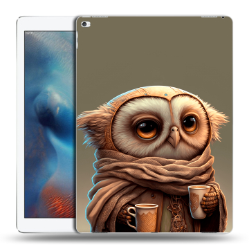 Силиконовый чехол на планшета Ipad Pro с принтом Сова
