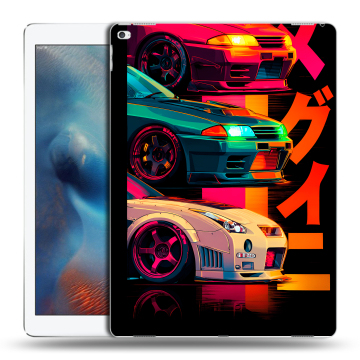 Силиконовый чехол на Ipad Pro с принтом Гоночные машины Силиконовый чехол на Ipad Pro с принтом Гоночные машины