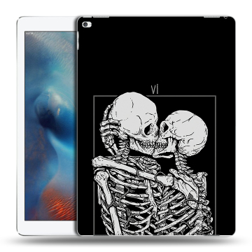 Силиконовый чехол на Ipad Pro с принтом Поцелуй скелетов Силиконовый чехол на Ipad Pro с принтом Поцелуй скелетов