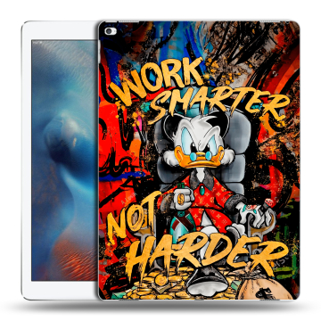 Силиконовый чехол на Ipad Pro с принтом Дональд Дак Деньги Силиконовый чехол на Ipad Pro с принтом Дональд Дак Деньги