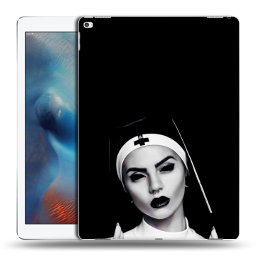 Силиконовый чехол на Ipad Pro с принтом монашка Силиконовый чехол на Ipad Pro с принтом монашка
