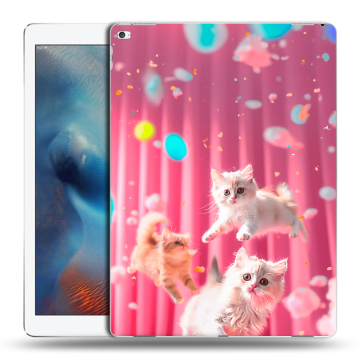 Силиконовый чехол на Ipad Pro с принтом милые котики