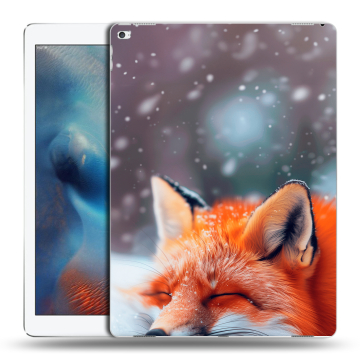 Силиконовый чехол на Ipad Pro с принтом лиса Силиконовый чехол на Ipad Pro с принтом лиса